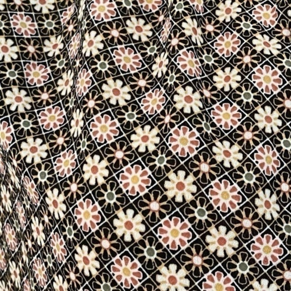 NWT Max Studio Floral Patterned Half Sleeve a Top Small - Picture 9 of 16